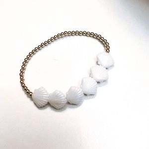 Shell Beaded Bracelet- Size Small- Only Worn Once